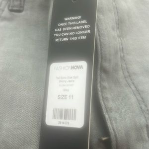 Tall SoHo Side Split jeans w stretch